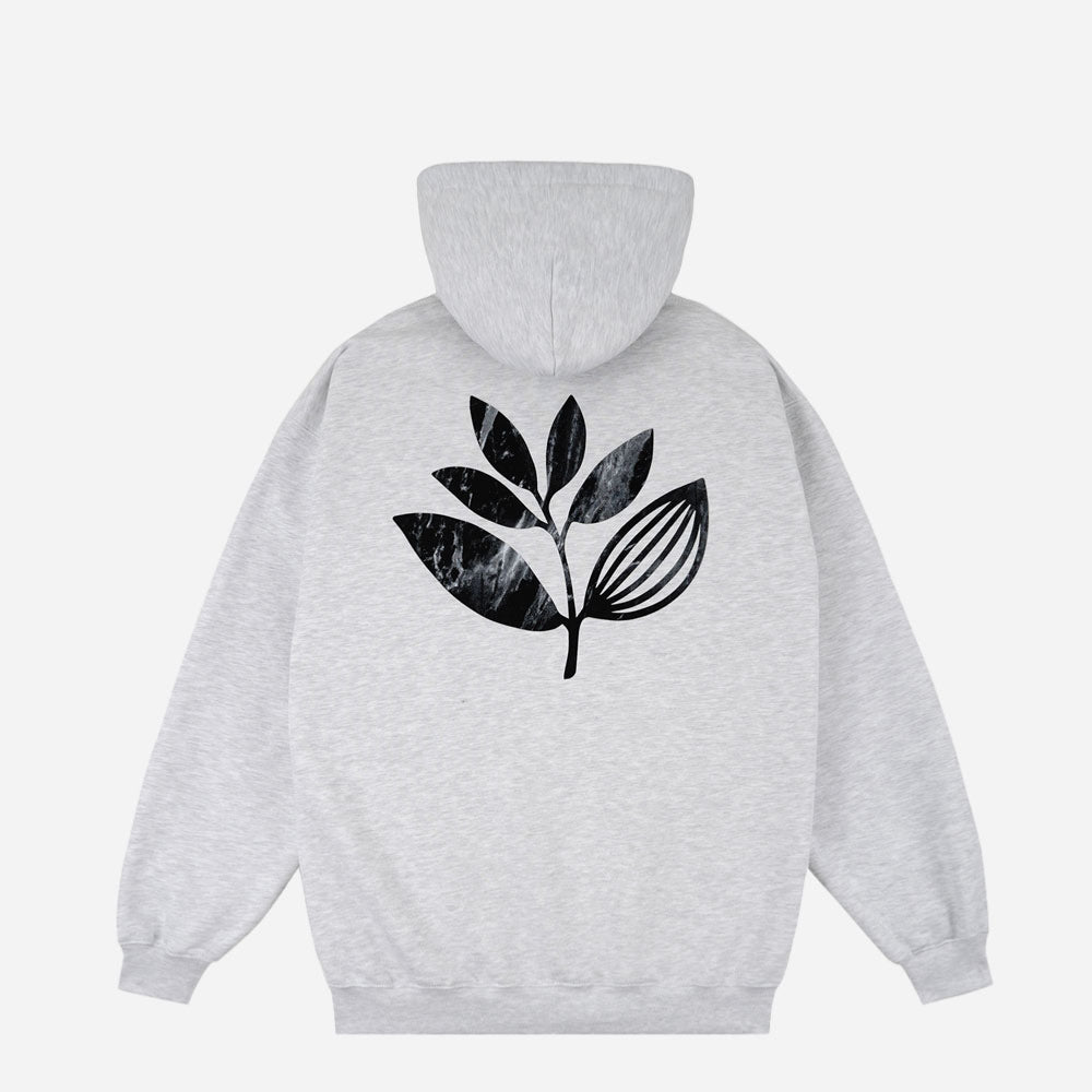 MAGENTA - MARBLE HOODIE - ASH