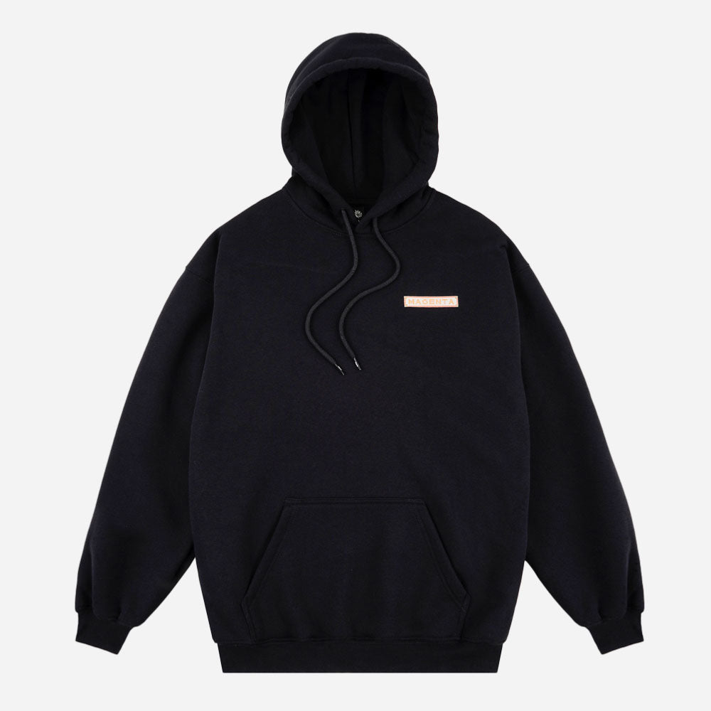 MAGENTA - MOSAIC HOODIE - BLACK