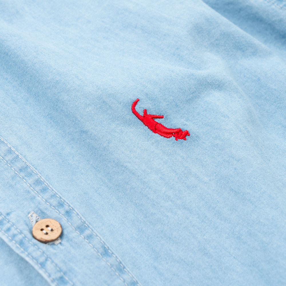 MAGENTA - PWS SHIRT - Washed Denim