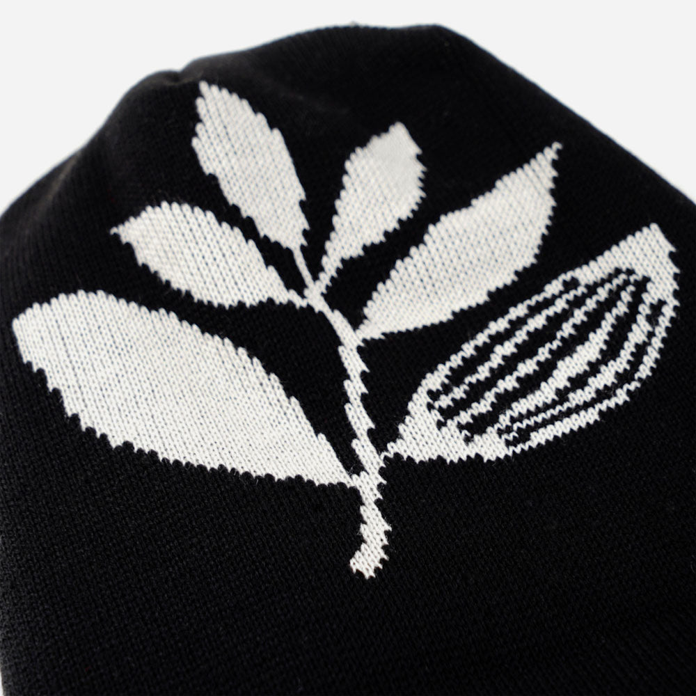 MAGENTA - PLANTASIA KNIT BEANIE - Black
