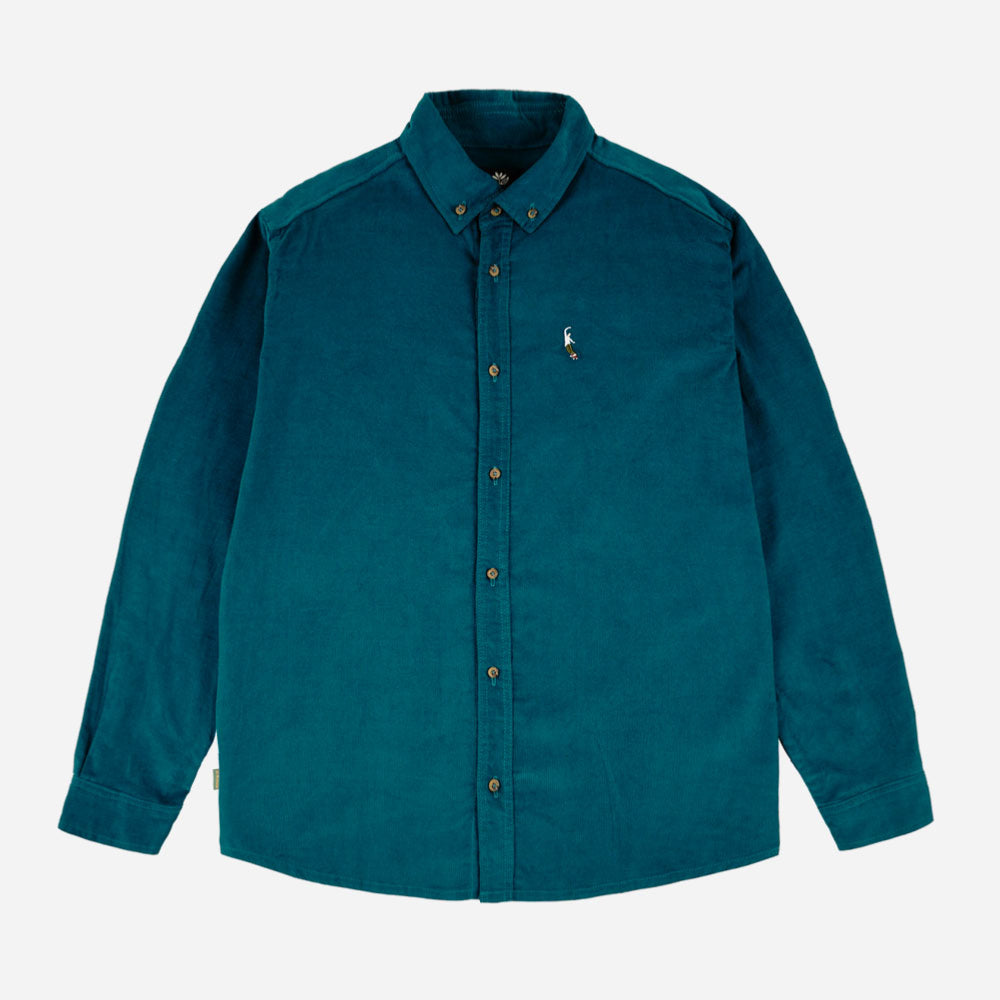 MAGENTA - PWS CORD SHIRT - Petrol Blue