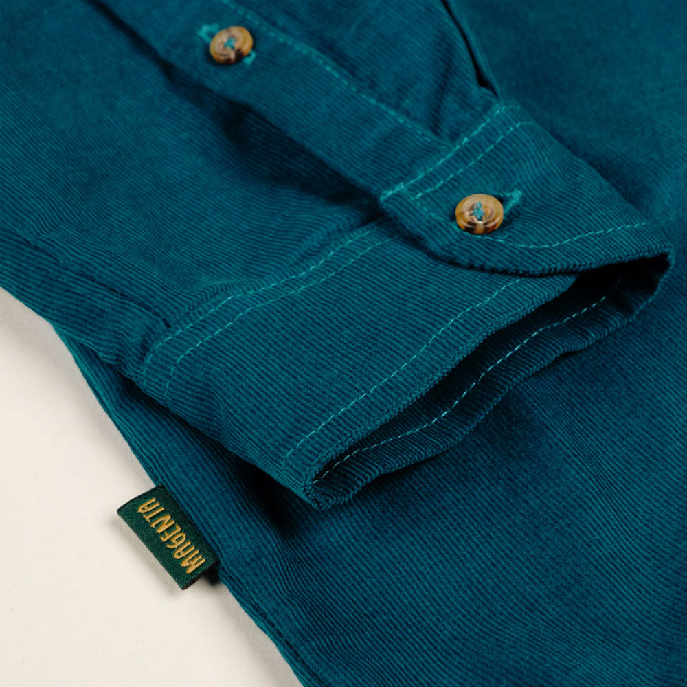 MAGENTA - PWS CORD SHIRT - Petrol Blue