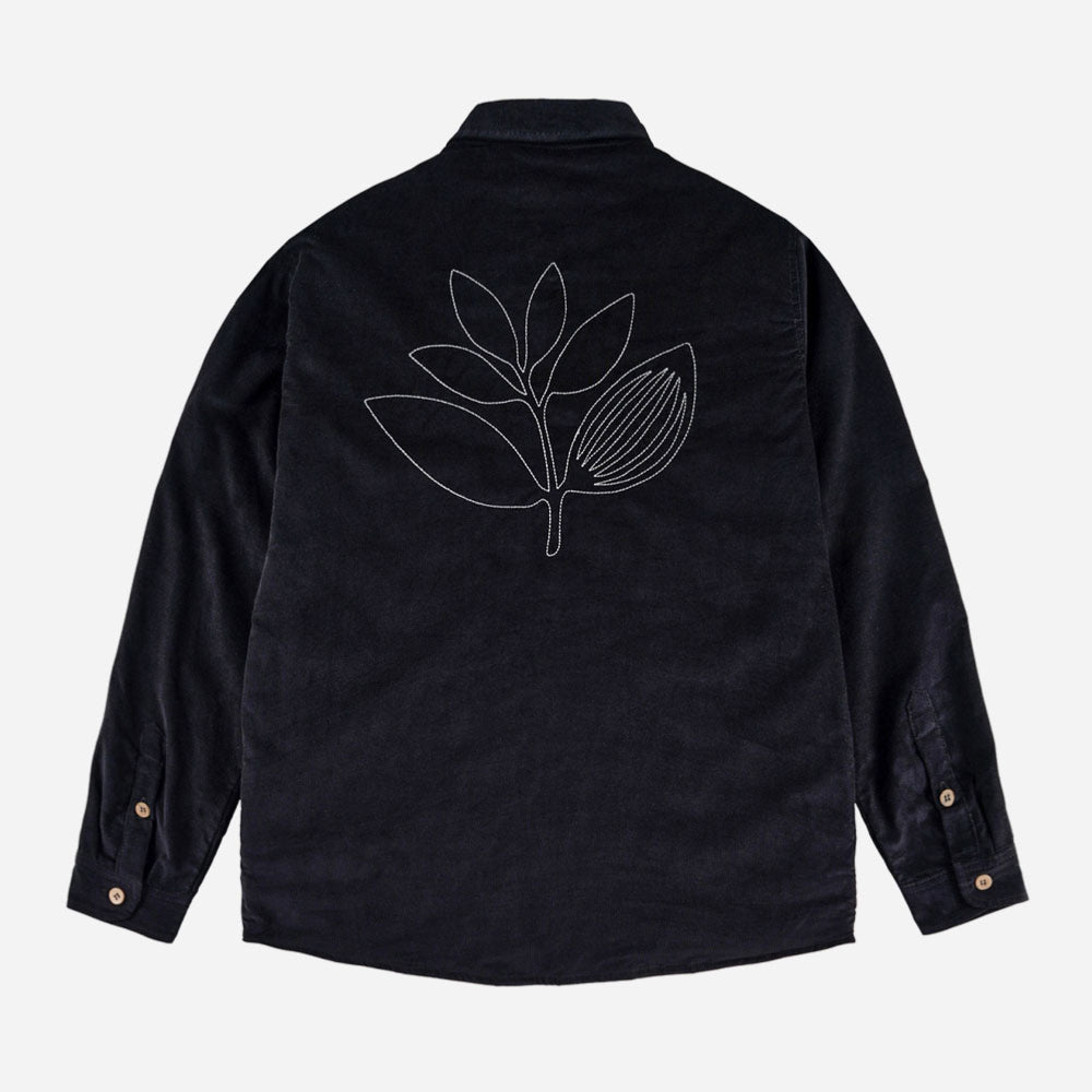 MAGENTA - ROVER CORD OVERSHIRT - Black