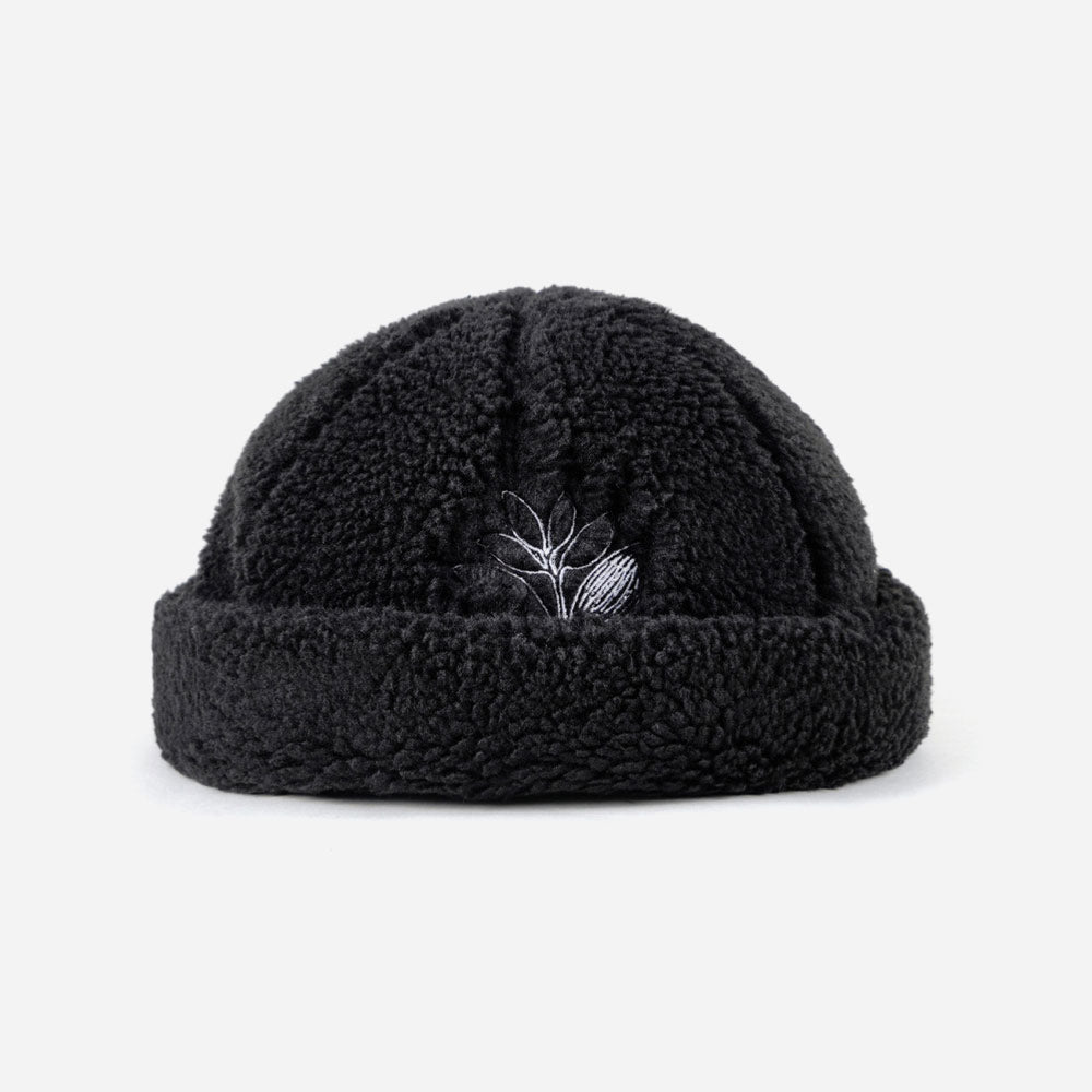 MAGENTA - SHERPA SAILOR BEANIE - Black