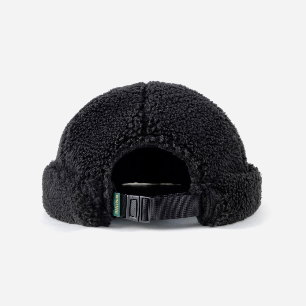 MAGENTA - SHERPA SAILOR BEANIE - Black