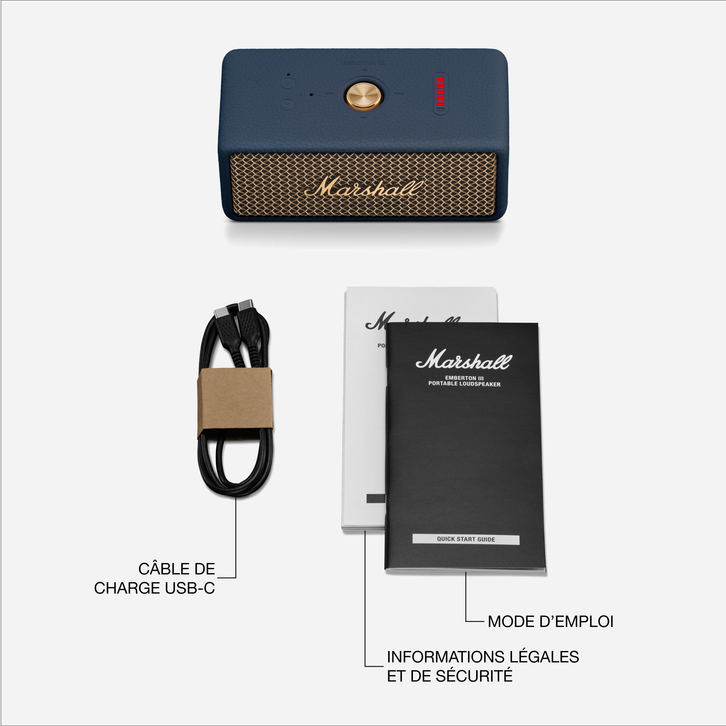 Marshall - Emberton III - Midnight Blue