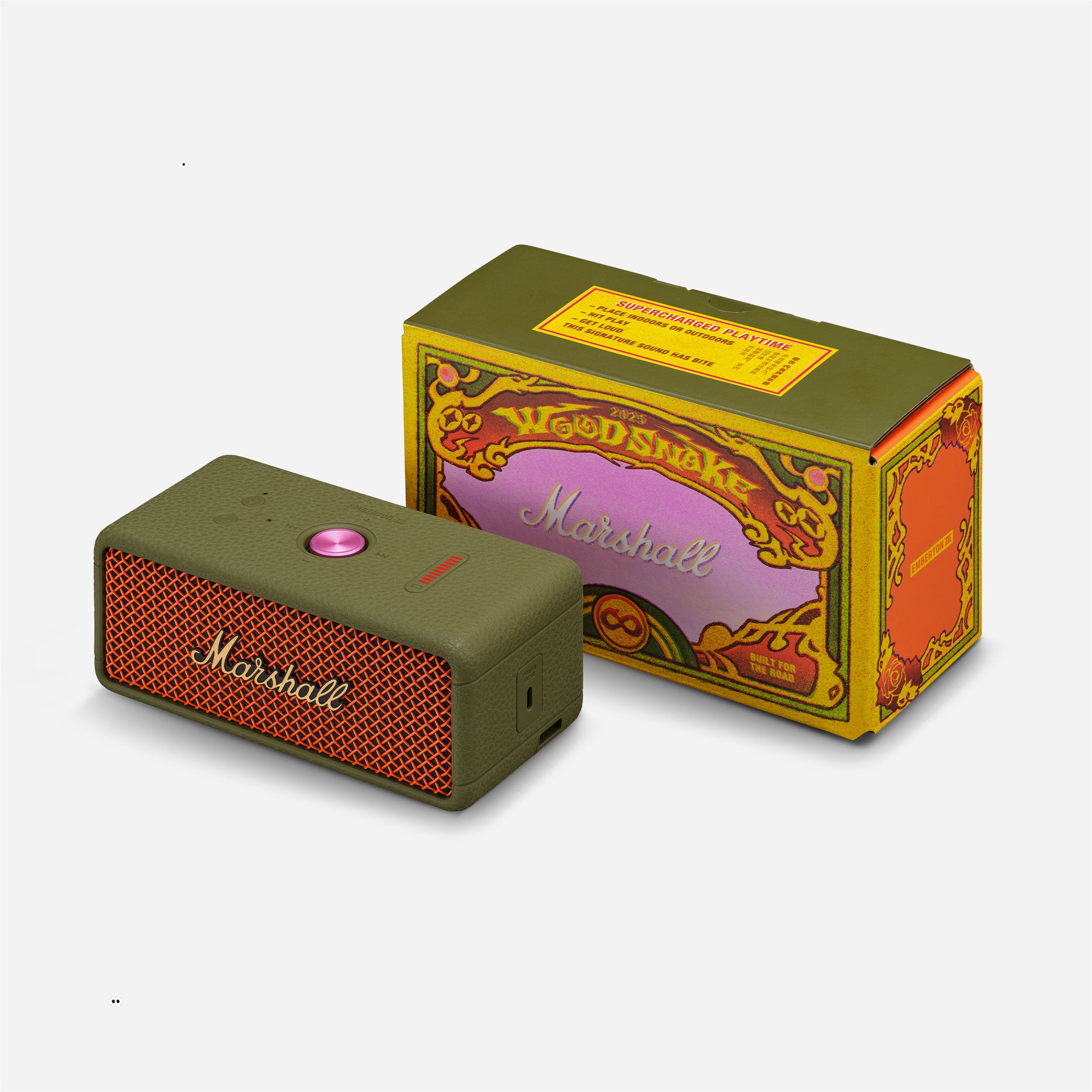 Marshall x DQ-Dark Question - Emberton III Woodsnake Lunar New Year - Multi