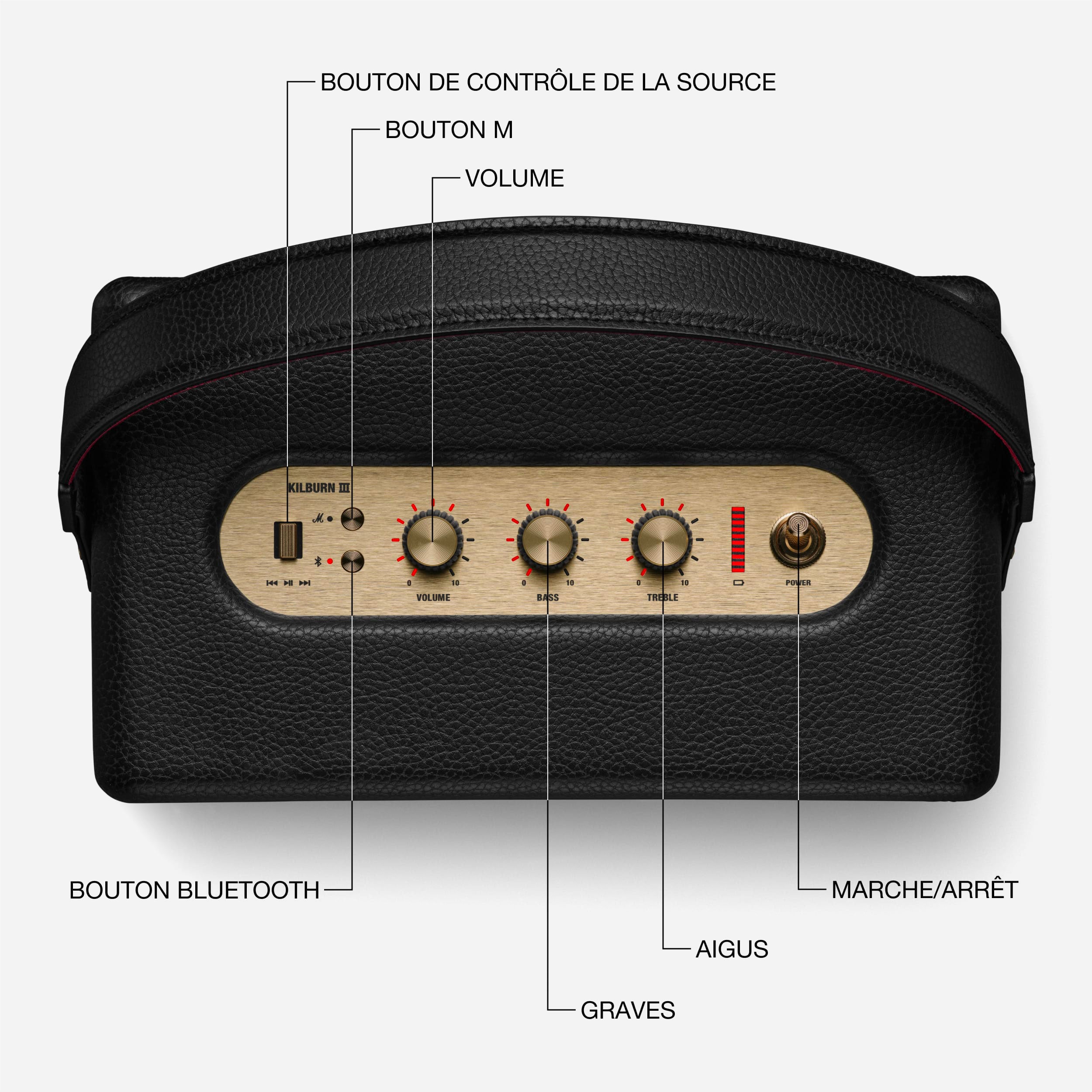 Marshall - Kilburn III - Black and Brass
