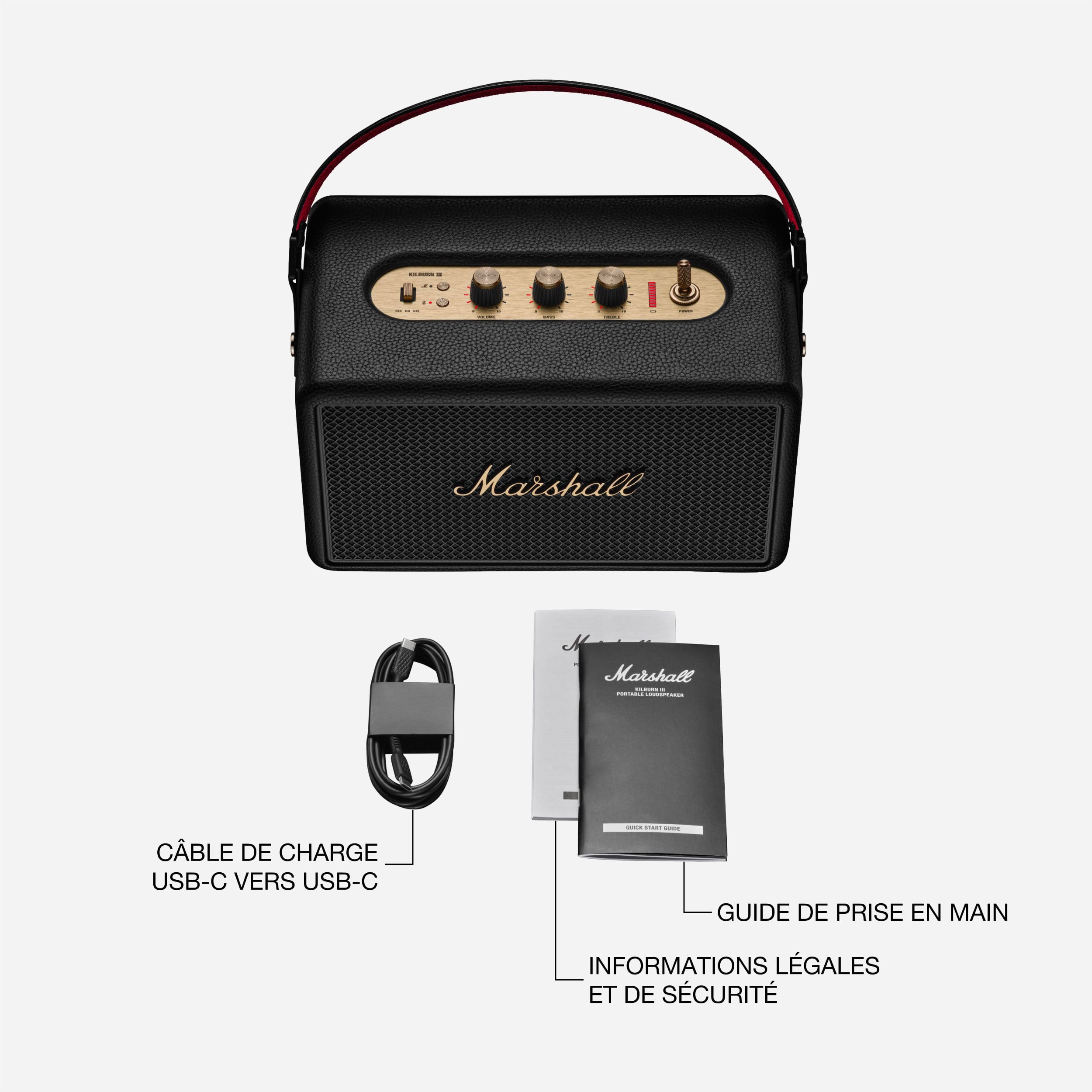 Marshall - Kilburn III - Black and Brass