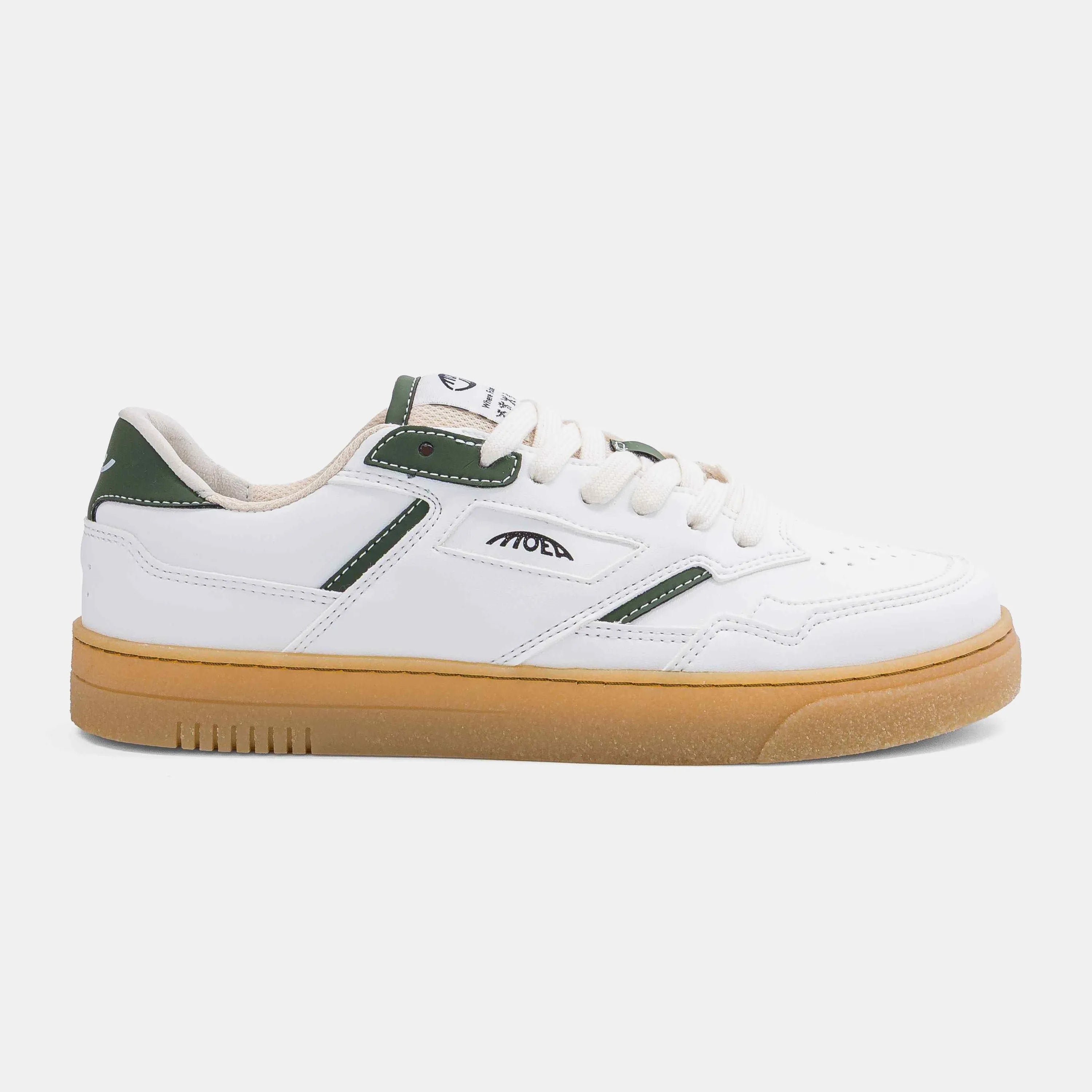 Baskets MoEa Origin Low Apple White & Green
