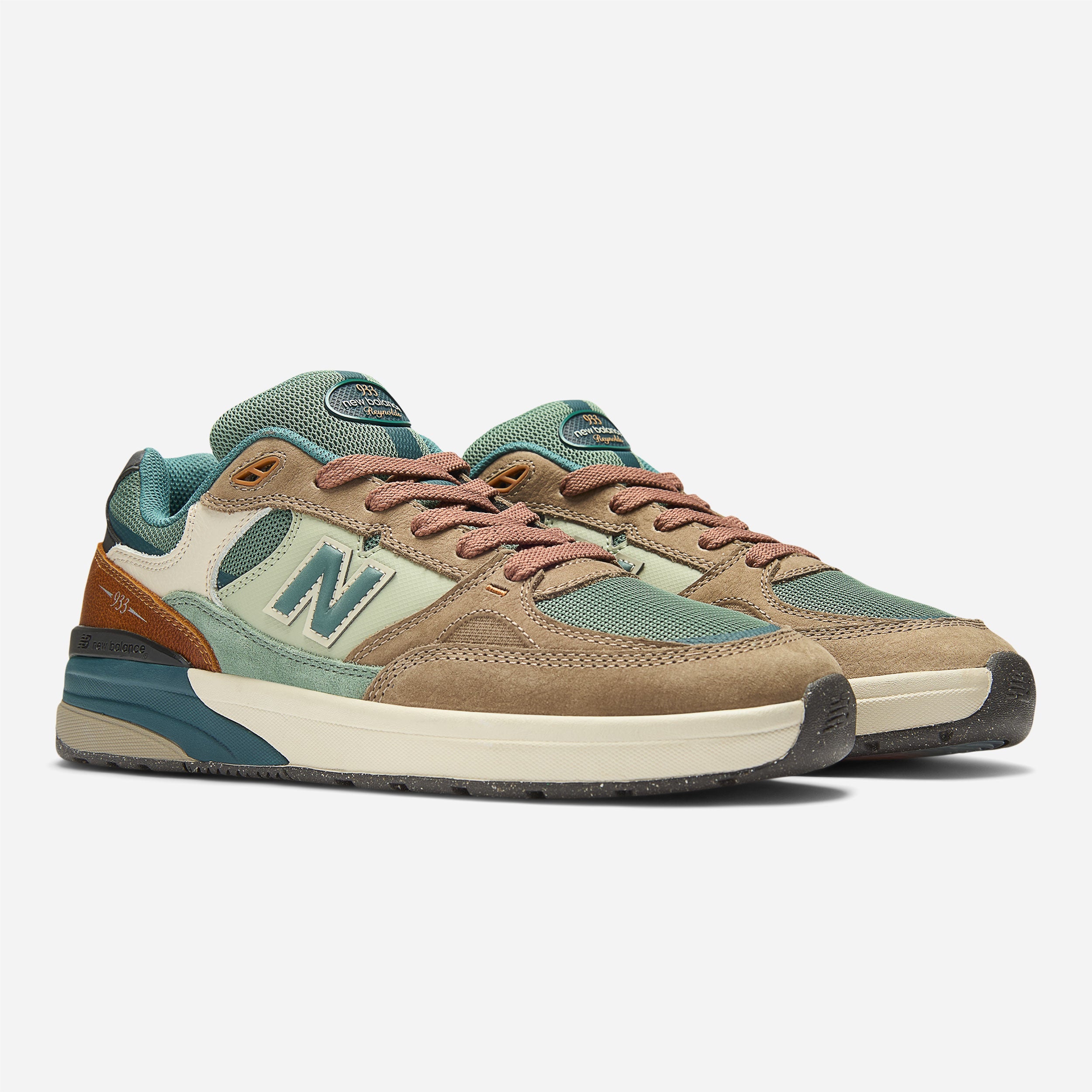 New Balance Numeric x Andrew Reynolds - 933 - Mushroom / New Spruce