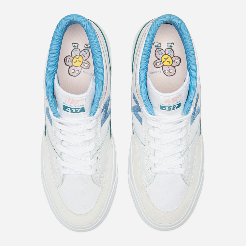 New Balance Numeric - NM 417 Ald Franky Villani - White Blue Laguna