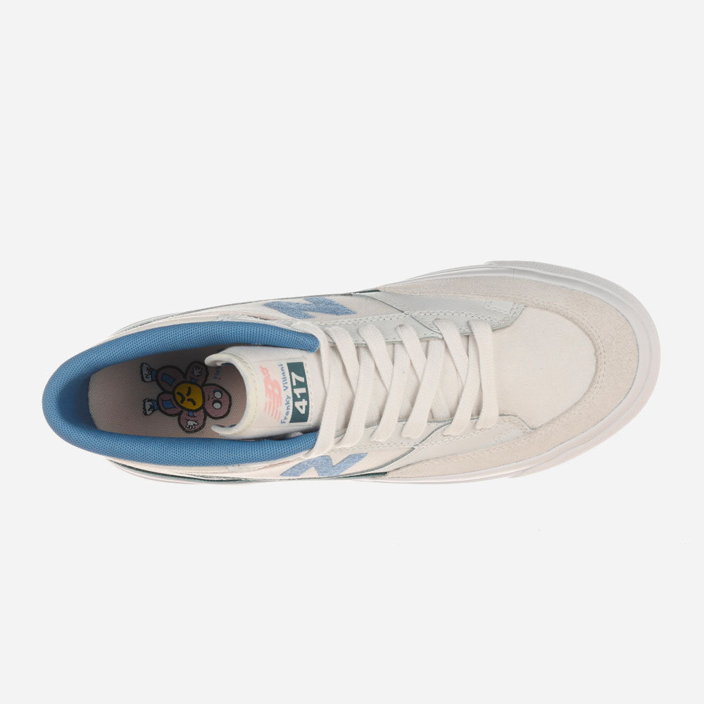 New Balance Numeric - NM 417 Ald Franky Villani - White Blue Laguna