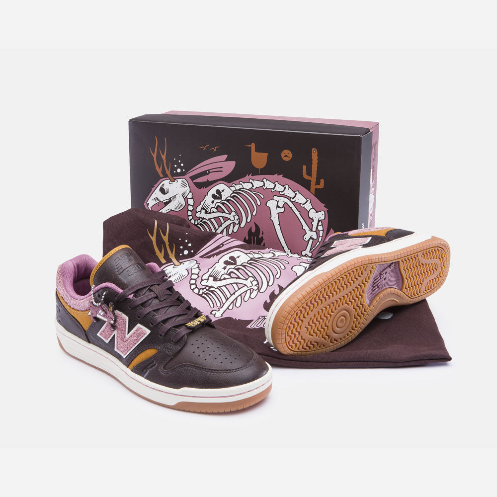 NEW BALANCE NUMERIC x JEREMY FISH - NM 480 FXT - Brown / Pink