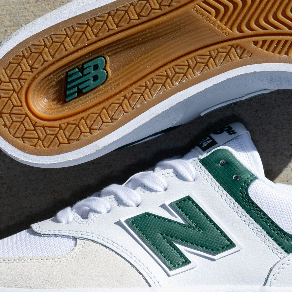 New Balance Numeric - NM 574 - White Nightwatch Green