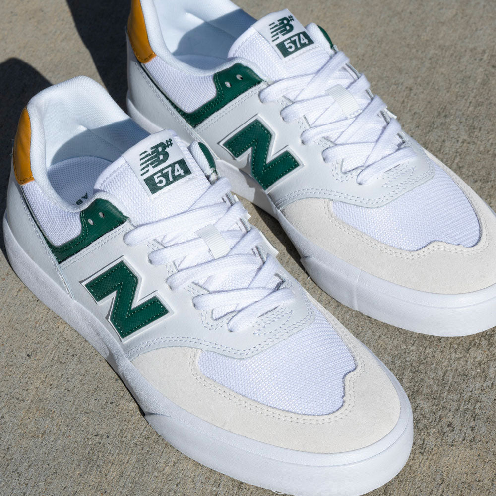 New Balance Numeric - NM 574 - White Nightwatch Green