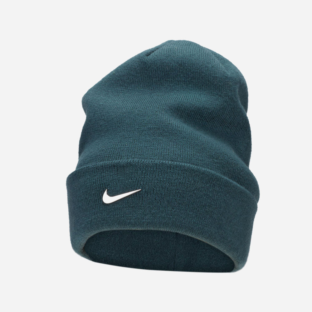 Nike - Peak Beanie - Deep Jungle - Metallic Silver