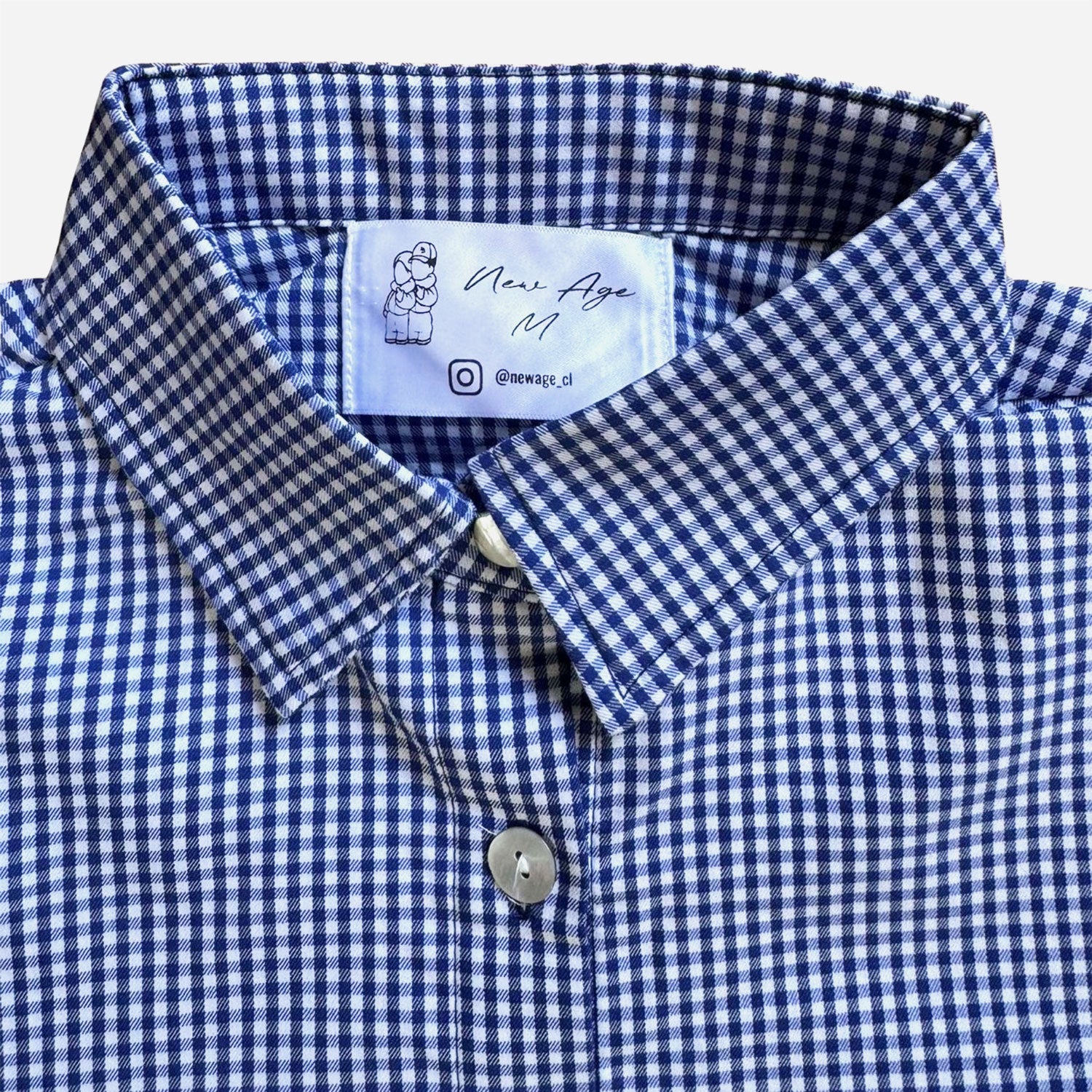 New Age - Button Up Shirt - Navy