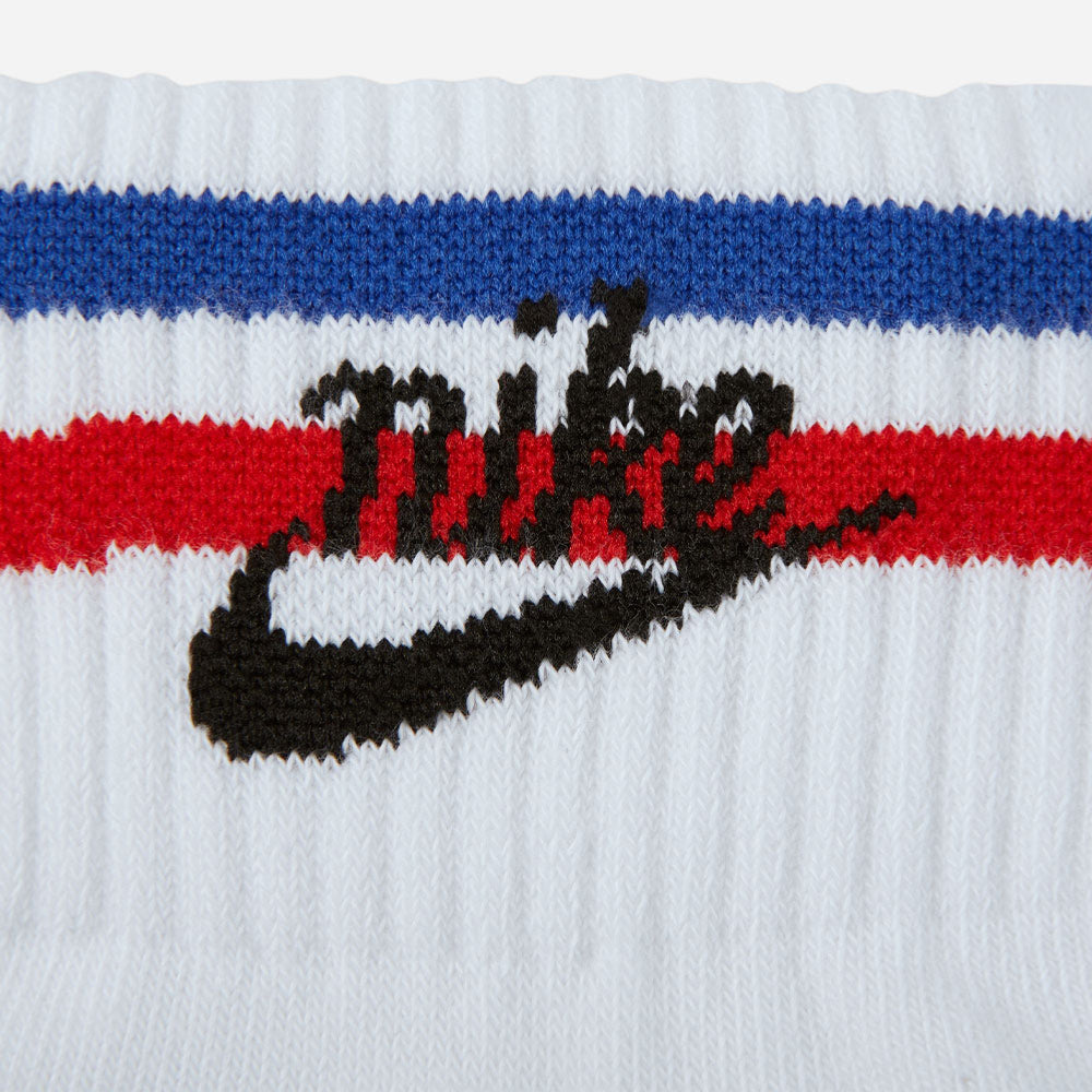 Nike - Everyday Essential 3 Pack Ankle Socks - White / Black / Royal
