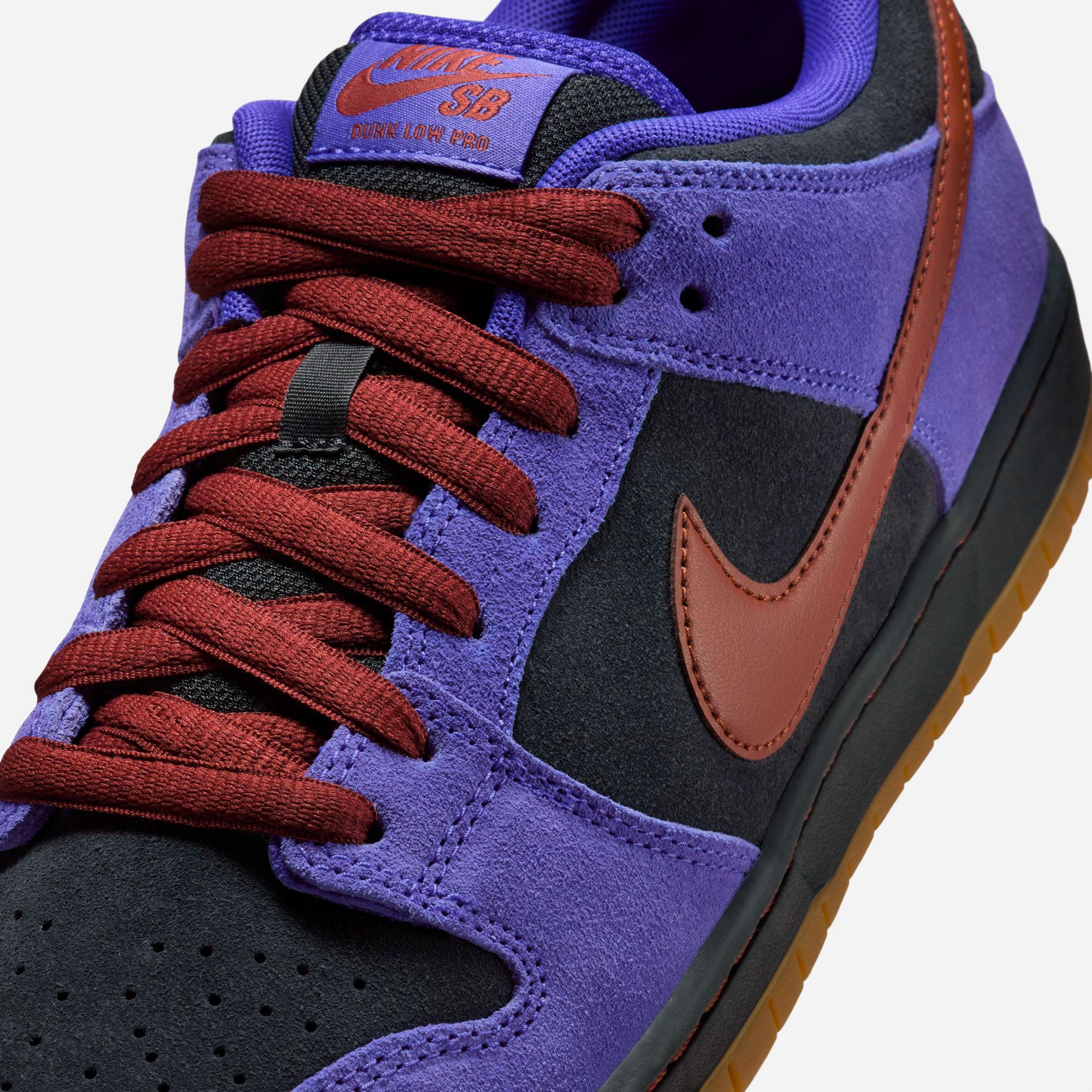 Nike SB - Dunk Low Pro - Persian Violet / Cinnamon - Off Noir