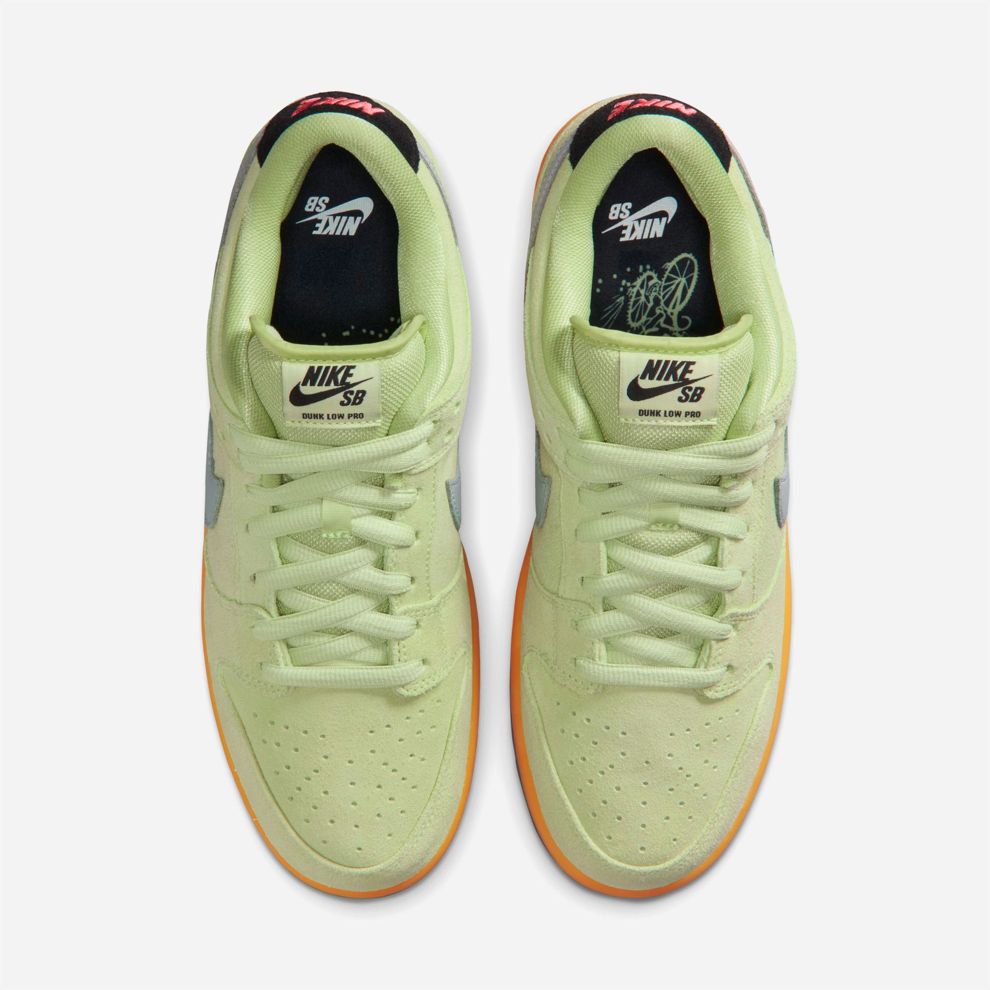 Nike SB - Dunk Low Pro - "Verdugo Mountain" Light Liquid Lime / Wolf Grey-Black