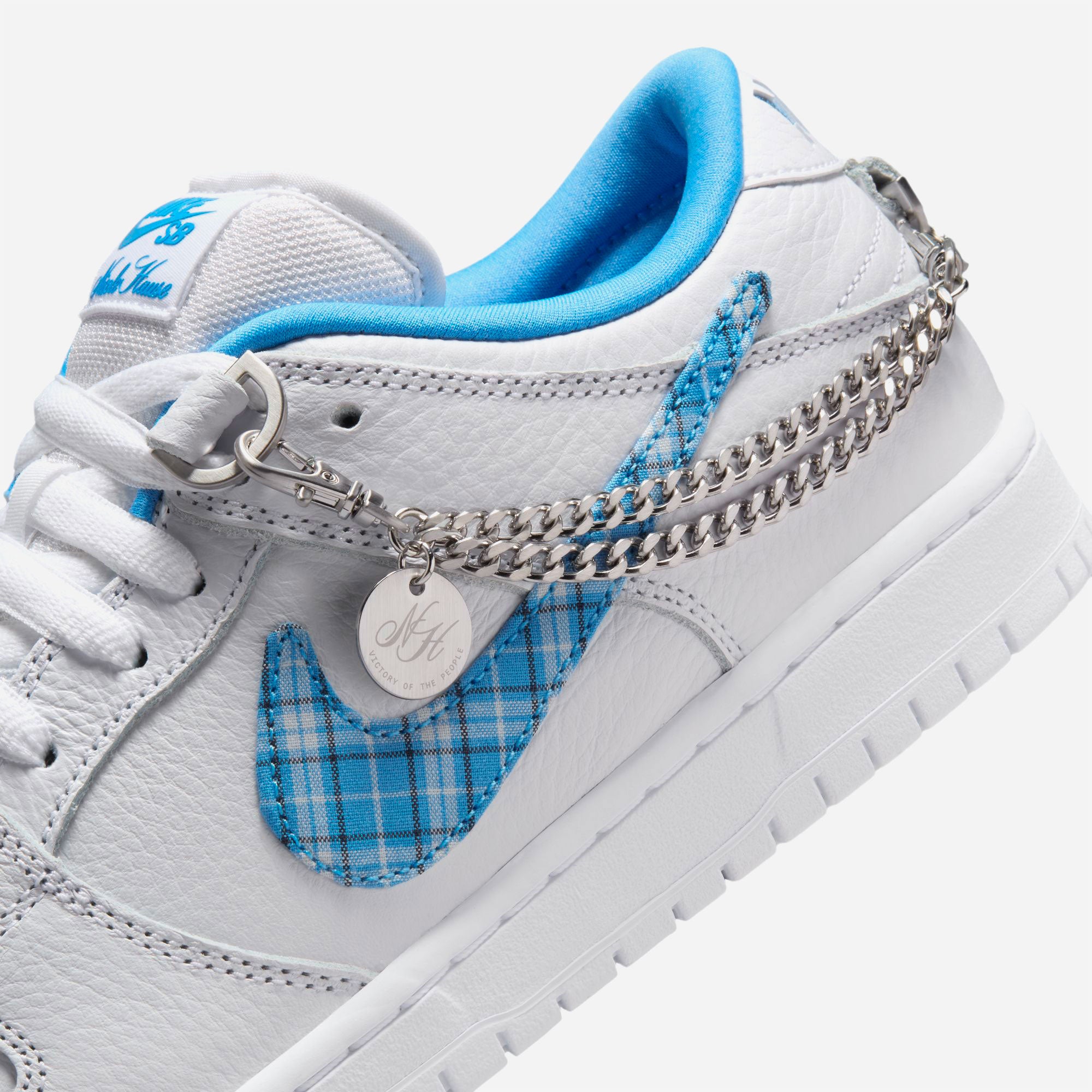 Nike SB - Dunk Low Premium x Nicole Hause - White / University Blue / White