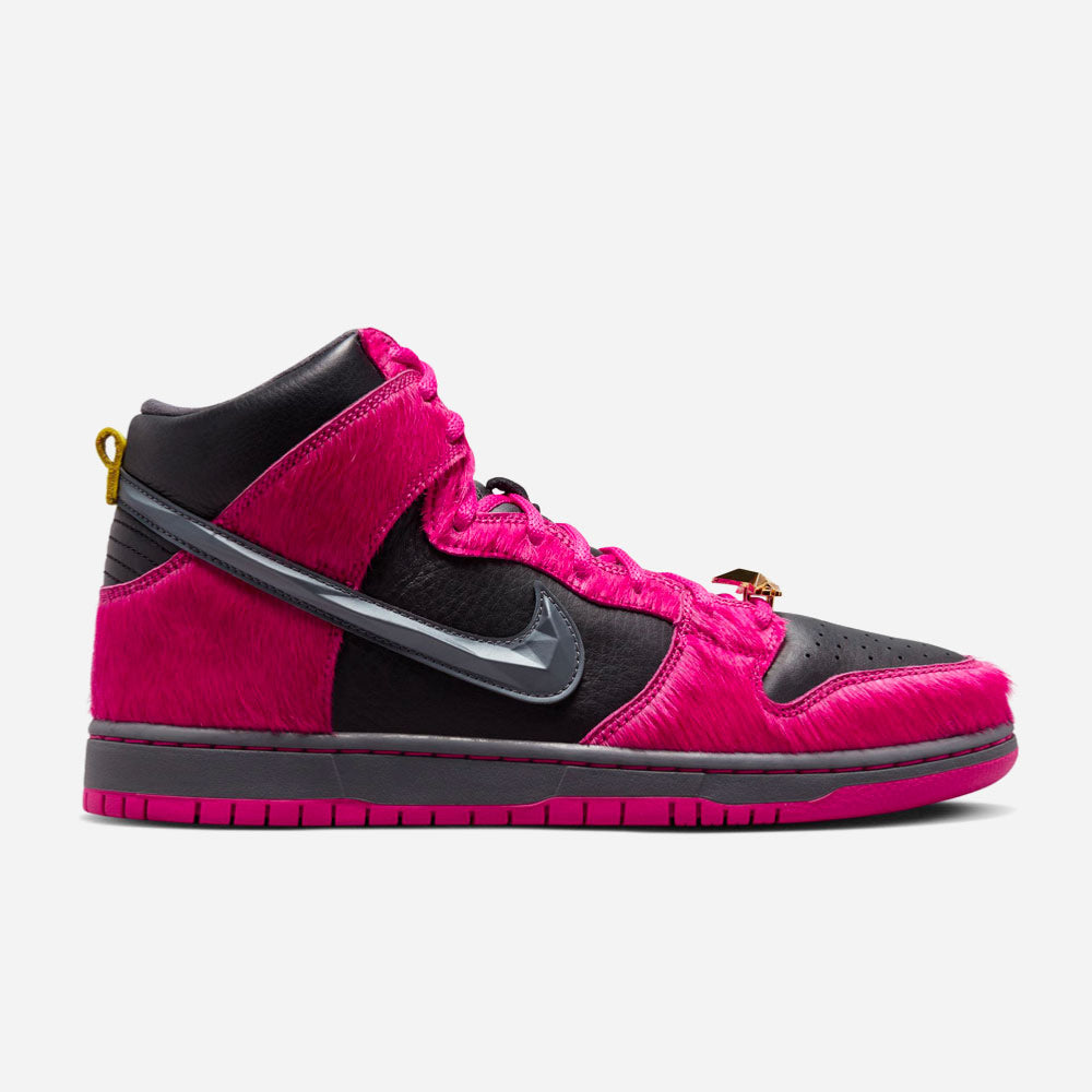 NIKE SB - DUNK HIGH X RUN THE JEWELS - Active Pink-Black-Metallic Gold