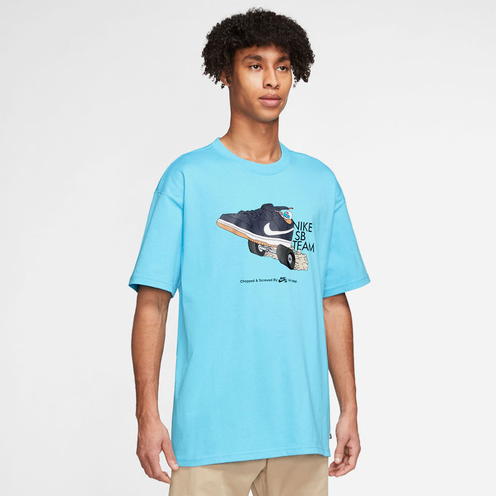 NIKE SB - DUNKTEAM TEE  - BALTIC BLUE