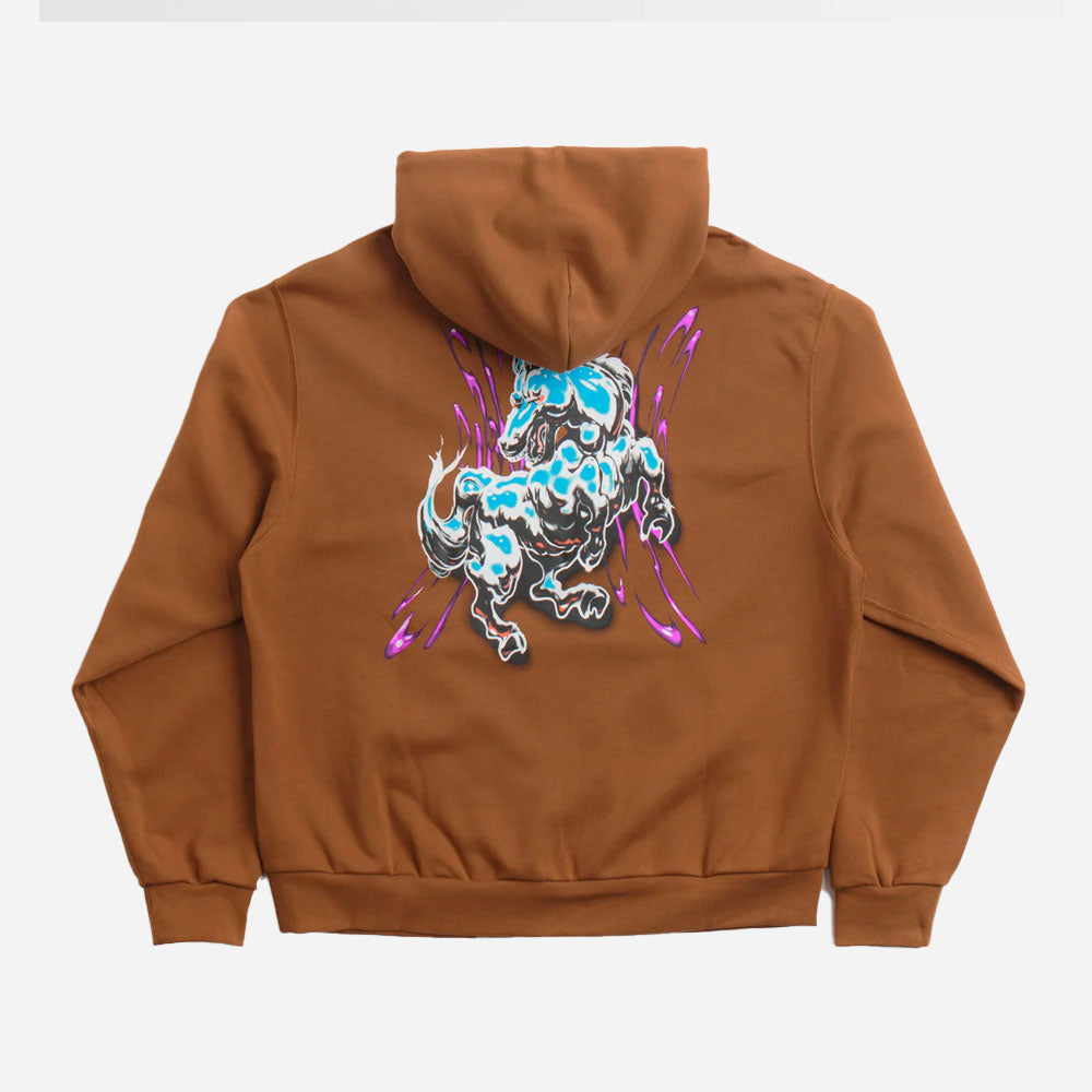 NIKE SB - FLEECE PO HOODIE STALLION - Lt British Tan White