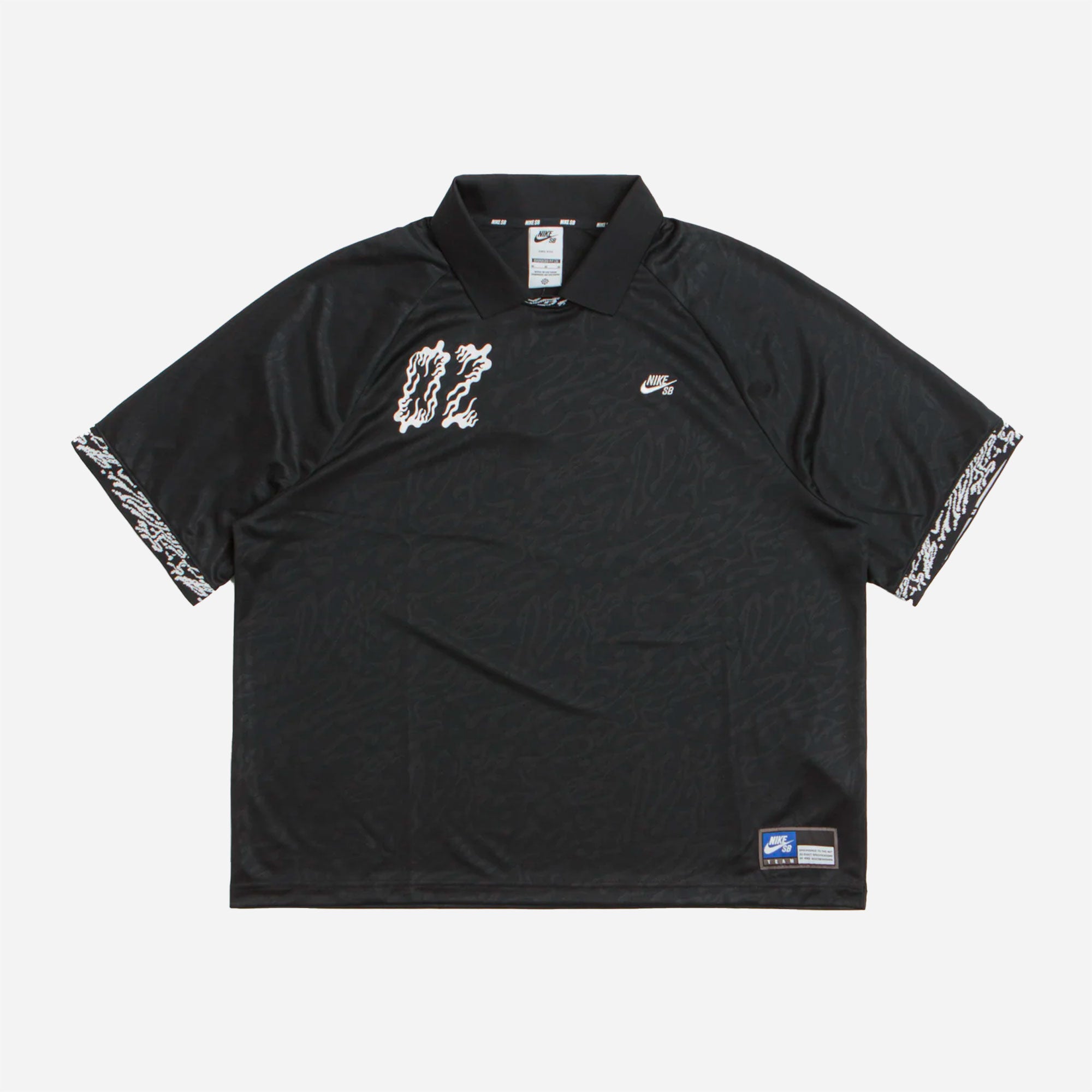 Nike SB - Dri-Fit Jacquard Sport Jersey - Black / White