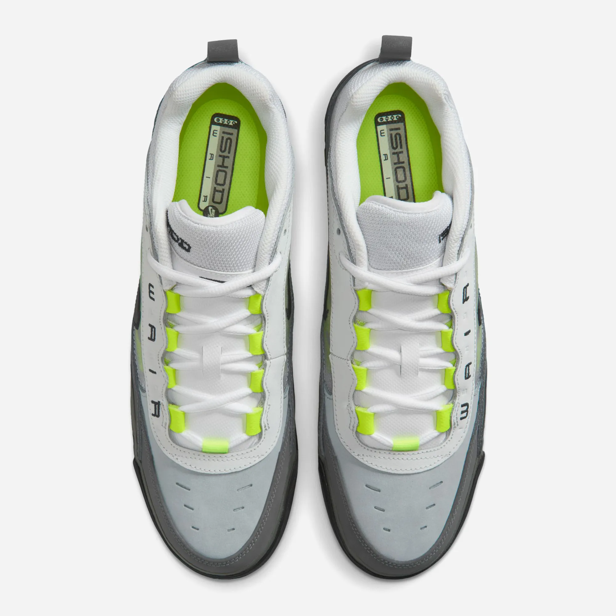 Chaussures de Nike SB Air Max  Ishod - Grey / Volt