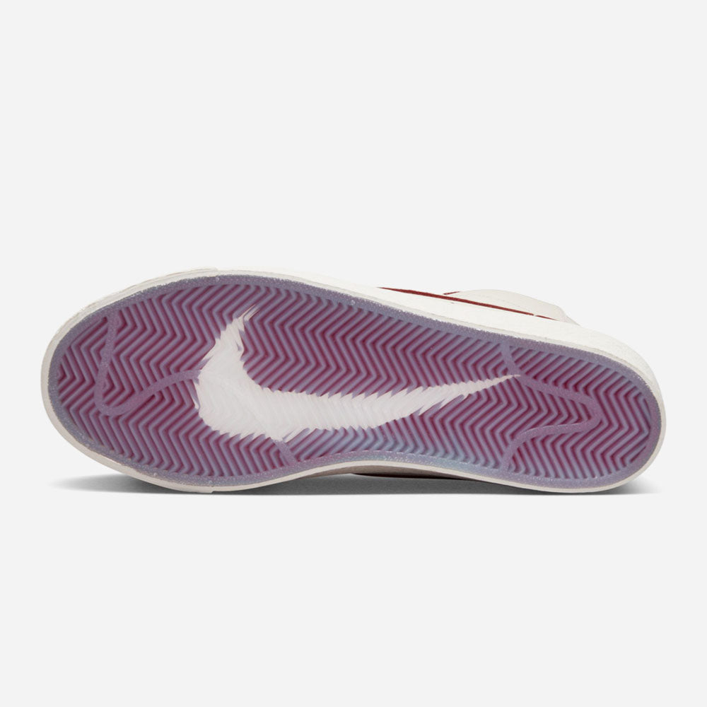 NIKE SB - BLAZER MID x WELCOME SKATEBOARDING MADRID QS - Sail - Dark Beetroot - White