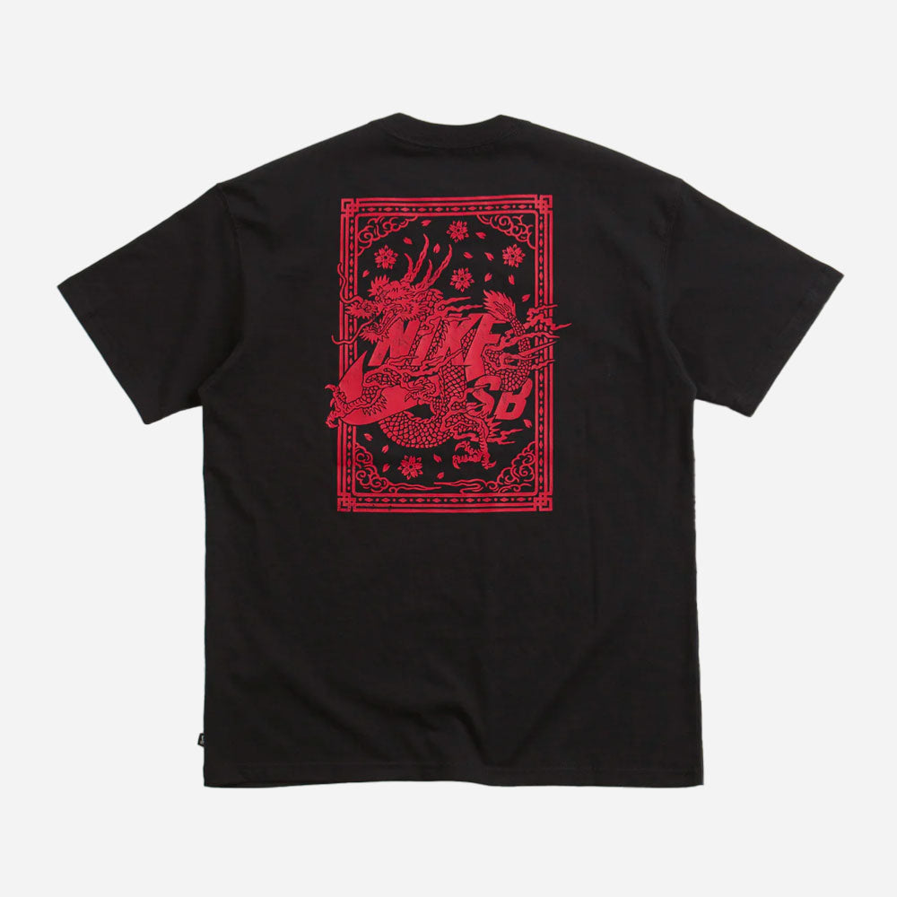 NIKE SB - TEE M90 TEE DRAGON - Black