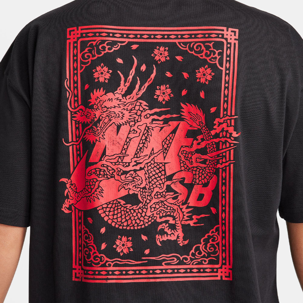 NIKE SB - TEE M90 TEE DRAGON - Black
