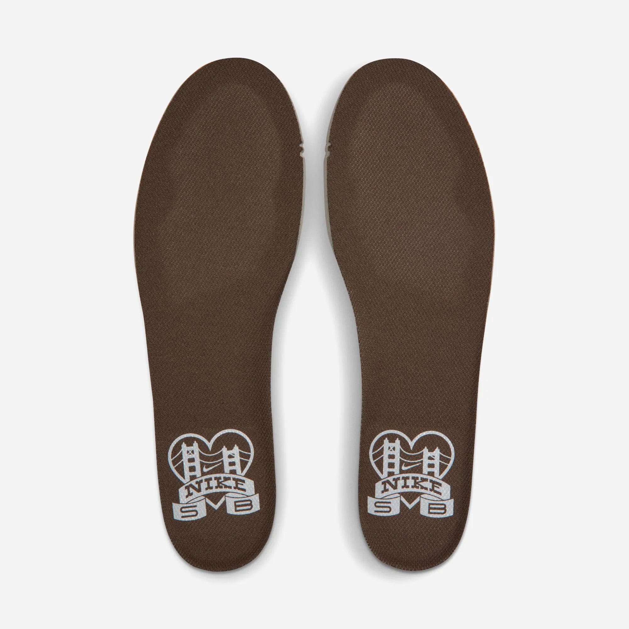 Insole with Golden Gate Bridge graphic and Muni-style logo.