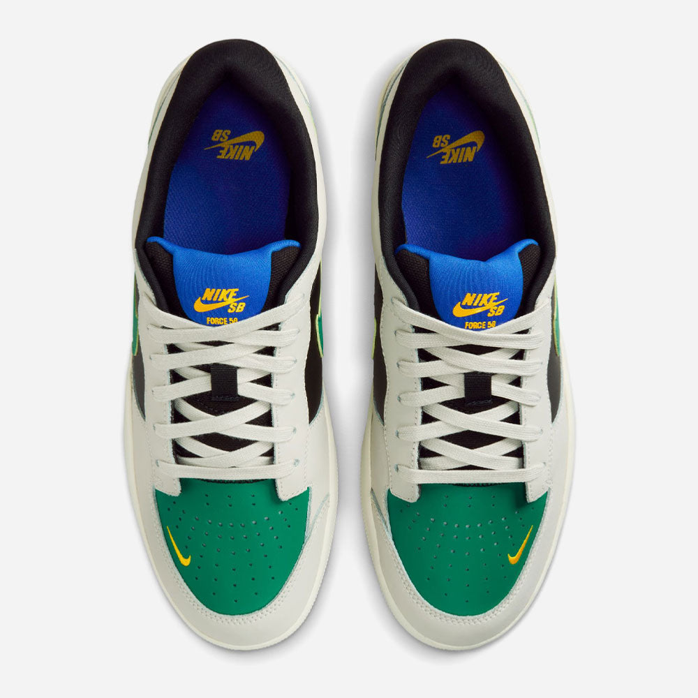 NIKE SB - FORCE 58  - Light Bone - Malachite - Black - Sail