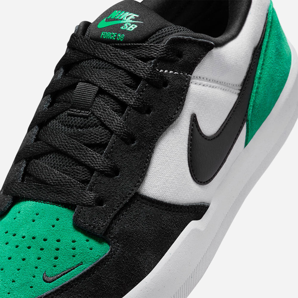Nike SB - Force 58 - White / Black - Stadium Green - White