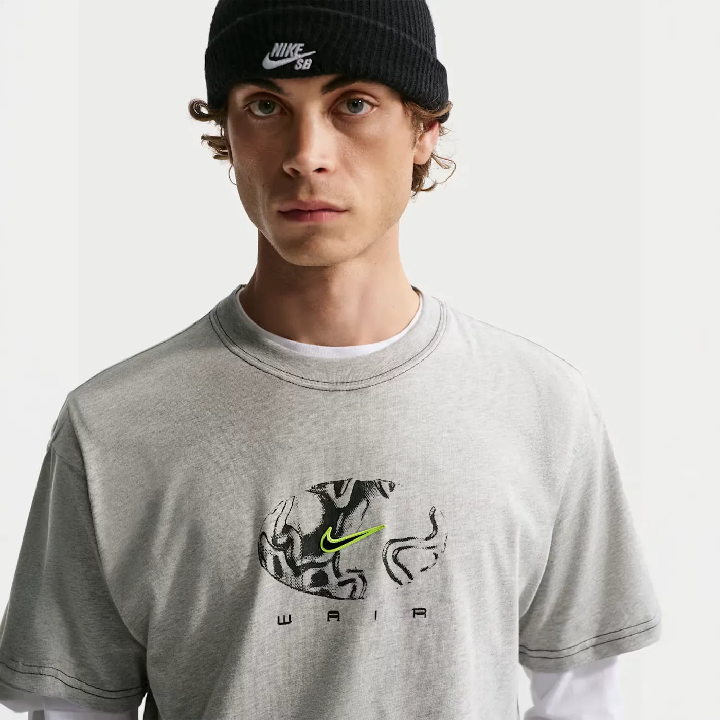 T-shirt Nike SB Ishod Wair Max90 - Heather Grey