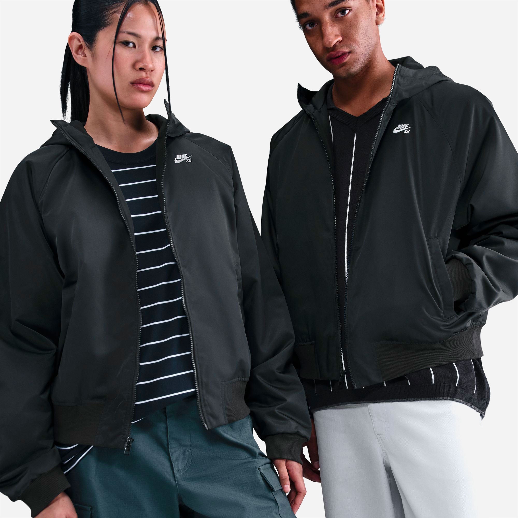Nike SB - Jacket Swoosh Grill - Black Black White
