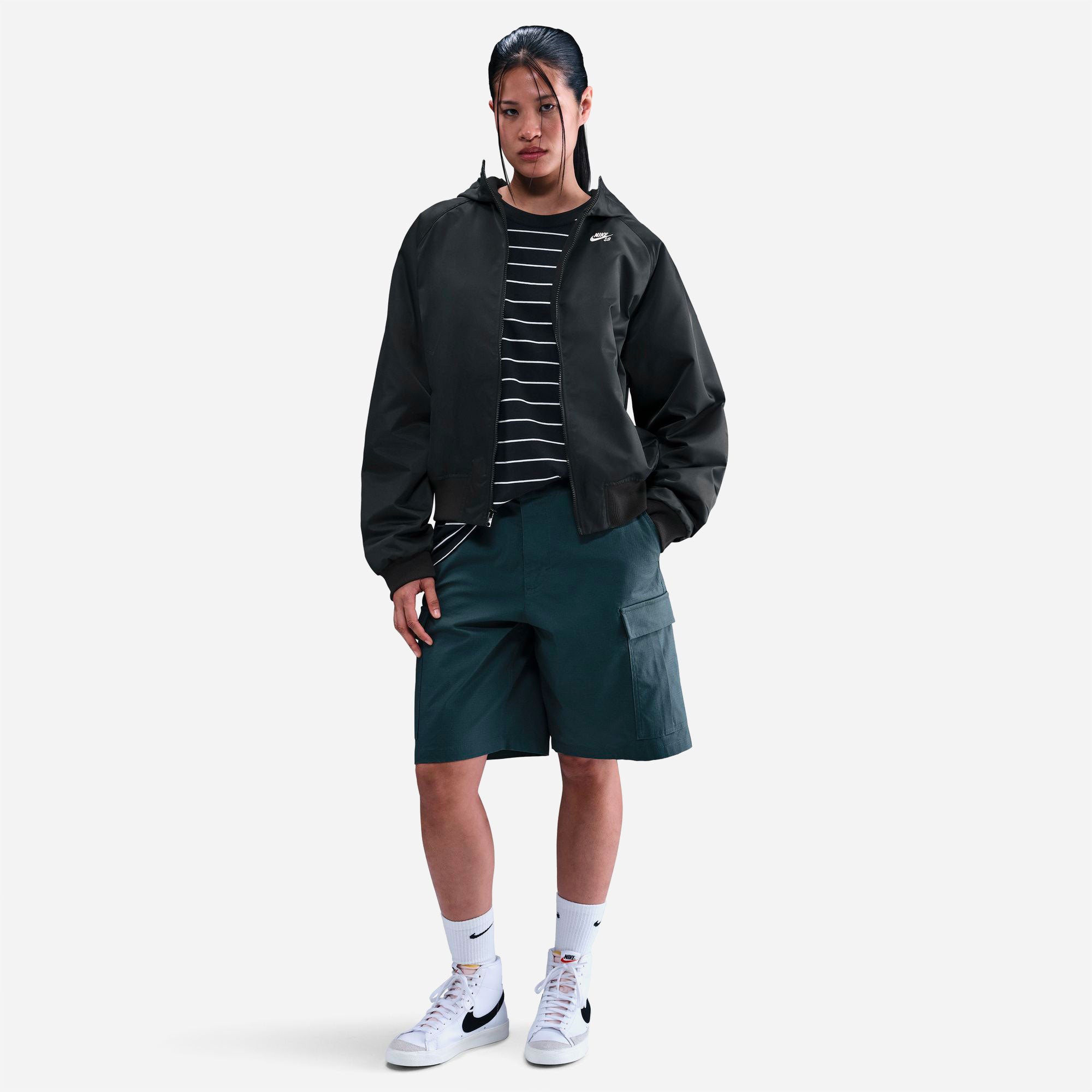 Nike SB - Jacket Swoosh Grill - Black Black White