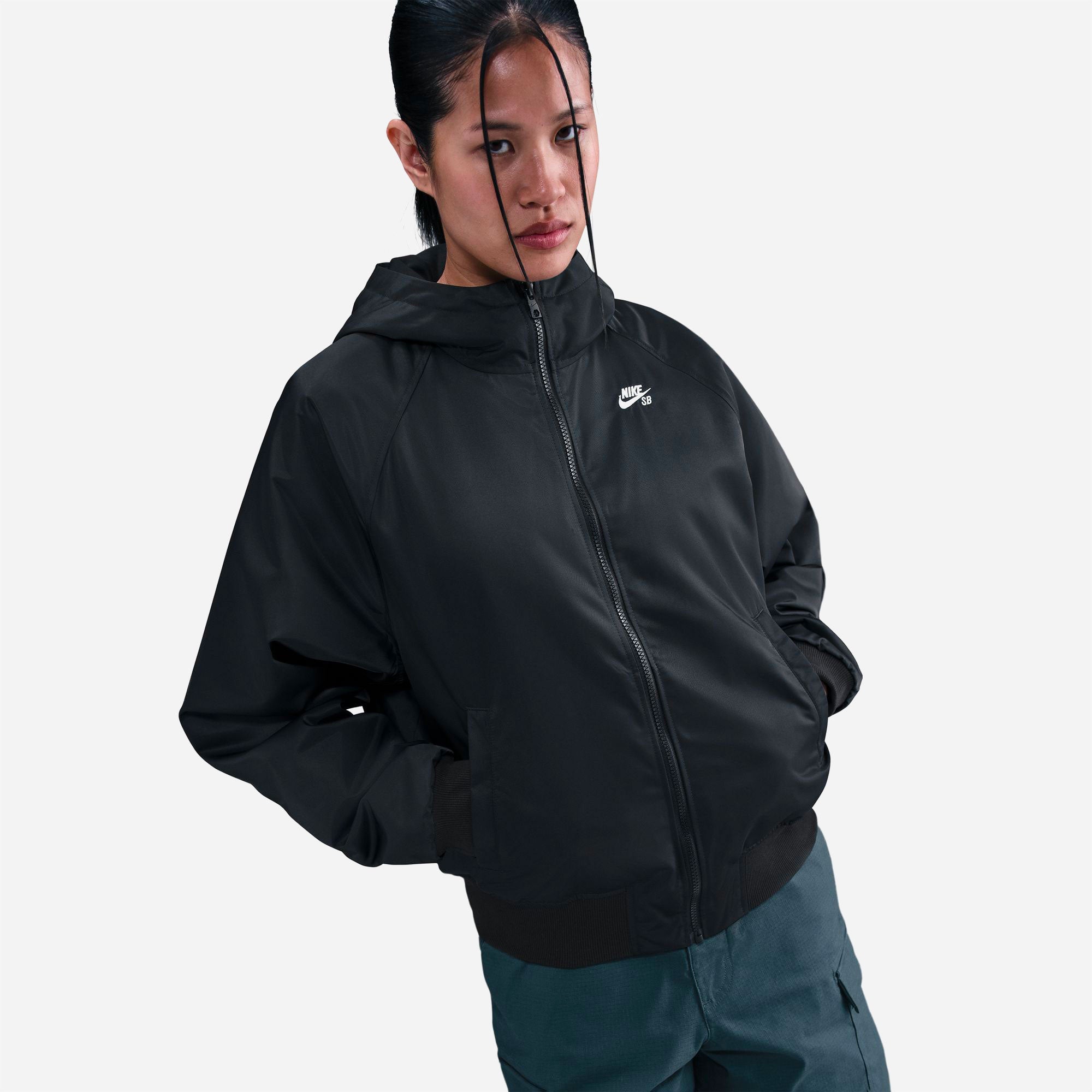 Nike SB - Jacket Swoosh Grill - Black Black White