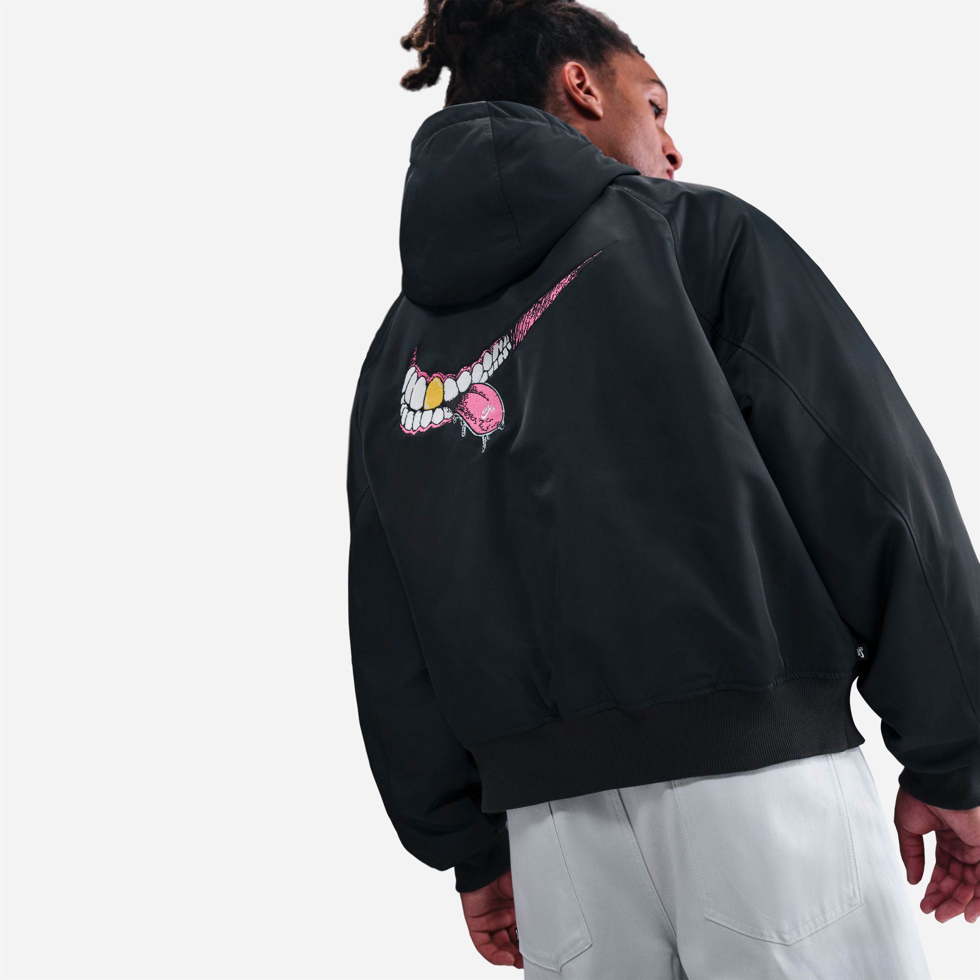 Nike SB - Jacket Swoosh Grill - Black Black White