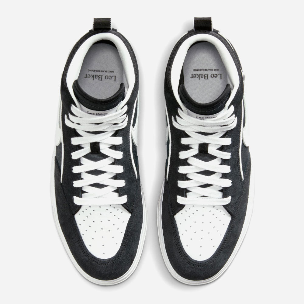 NIKE SB - REACT LEO - Black - White - Black - Gum Light Brown