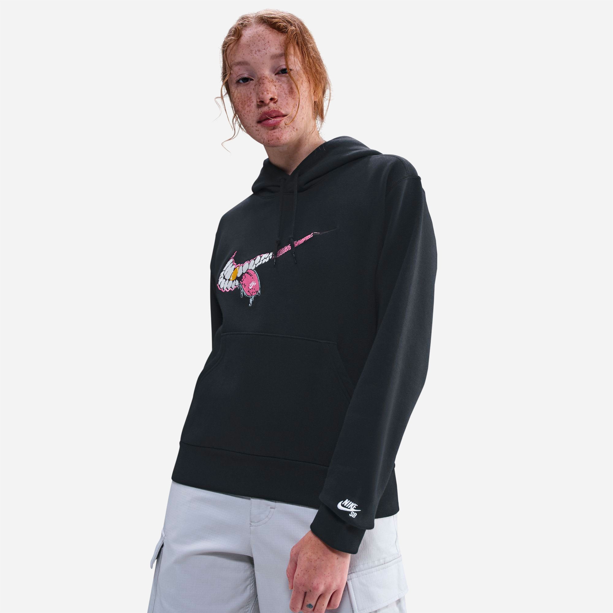 Nike SB - Pullover Hoodie BB Swoosh Grill - Black / White