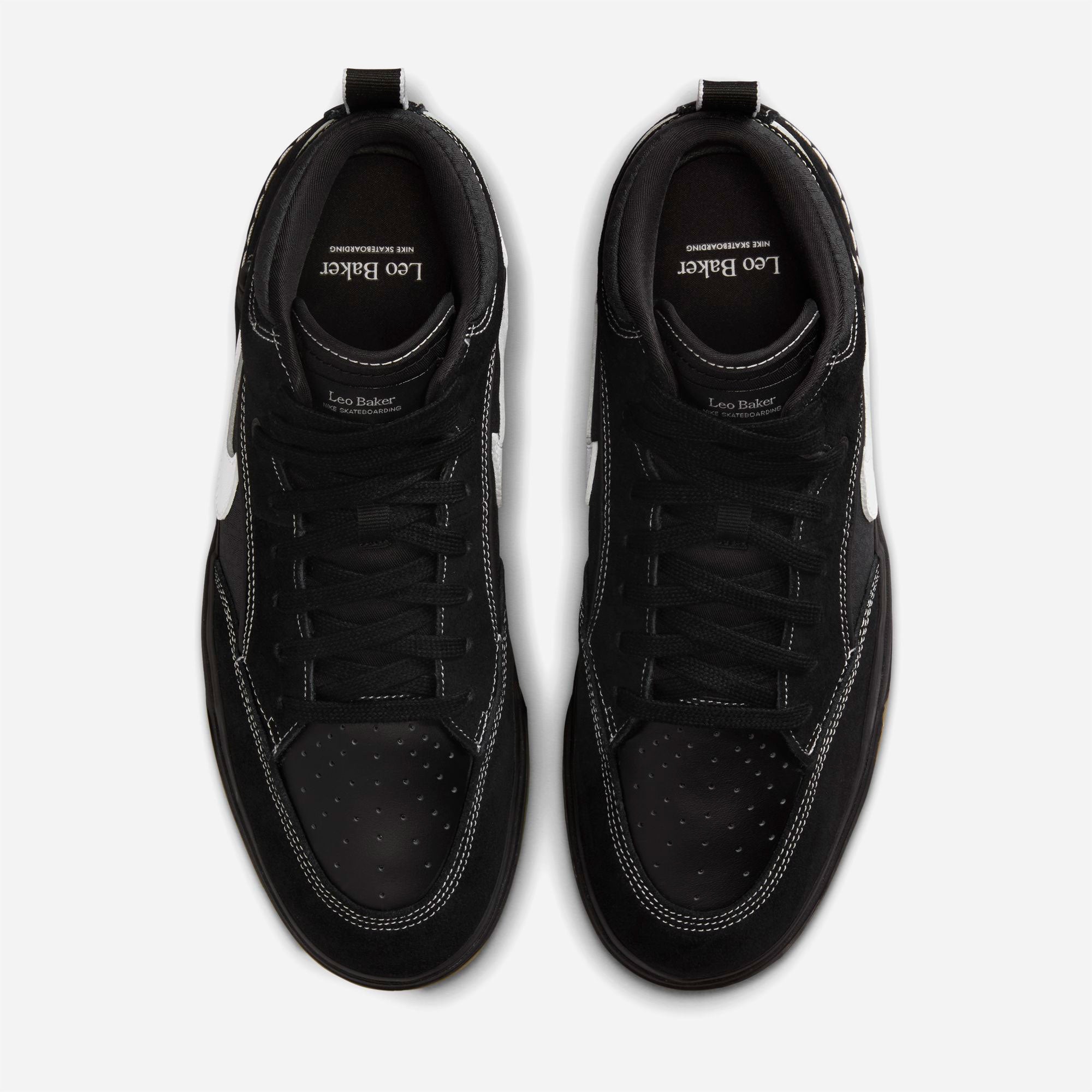 Nike SB - React Leo - Black /White / Black Gum Light Brown