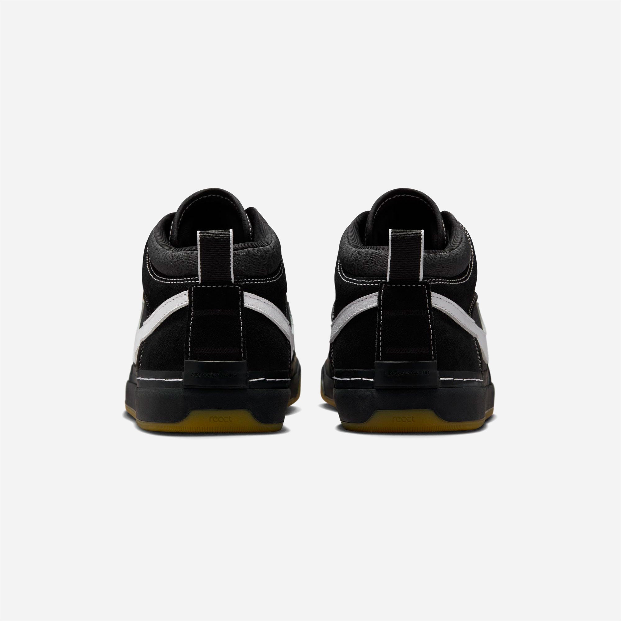 Nike SB - React Leo - Black /White / Black Gum Light Brown