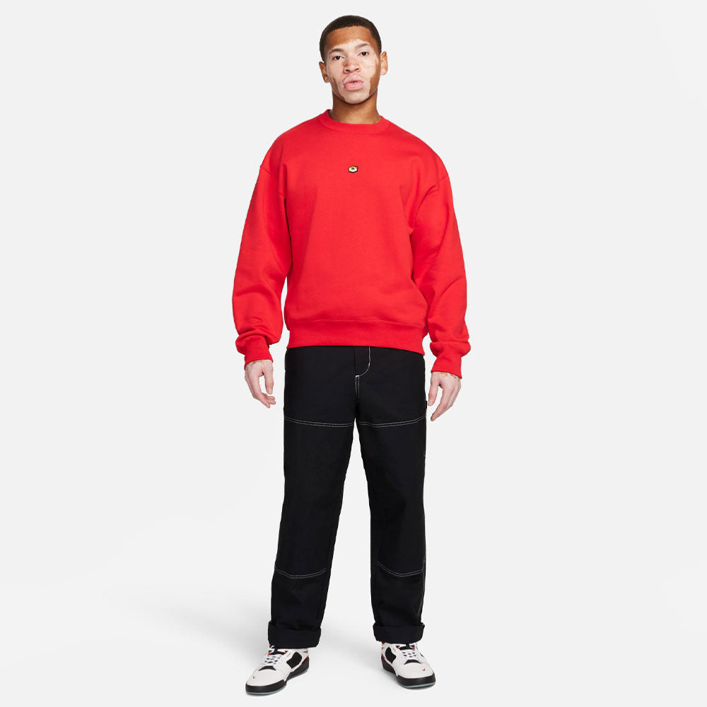 NIKE SB - FLEECE CREW FRONTSIDE AIR GX  - University Red
