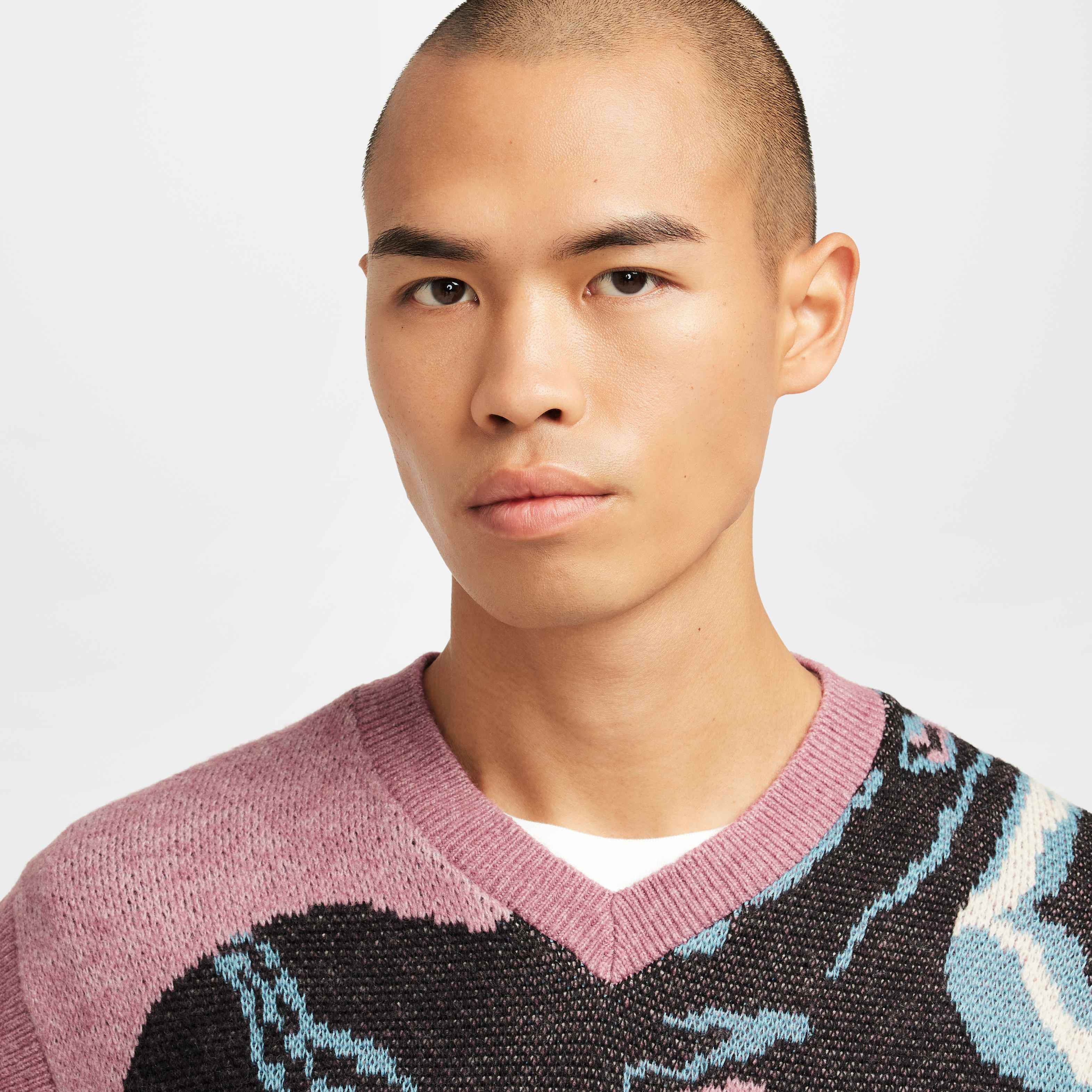 Nike SB - Snake Sweater Vest - Plum Dust/Light Orewood Brown/Black