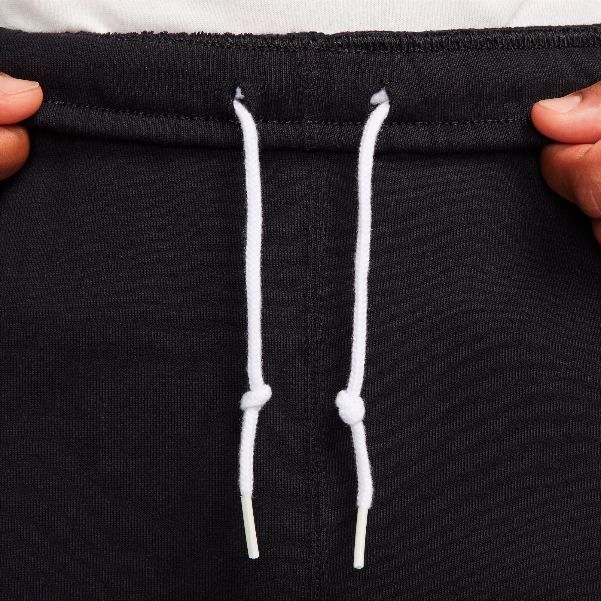 Nike - Solo Swoosh Men's Open Hem Brushed Back Fleece Pants - Black