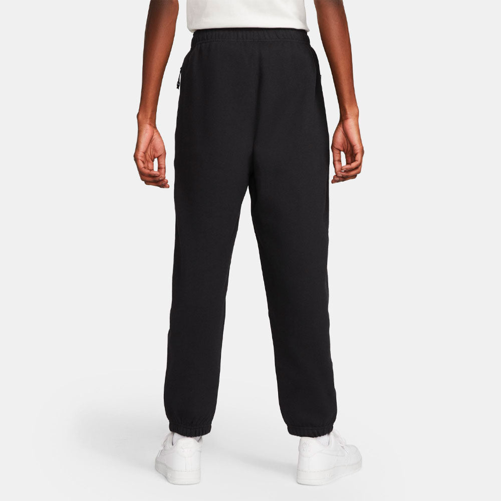 NIKE - SOLO SWOOSH FLEECE PANT - Black - White